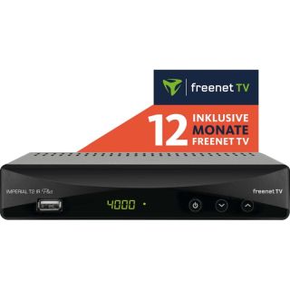 77-560-00-12 T2 IR plus DVB-T2 Empfänger (inkl. 12 Monate freenet TV)