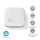 WIFIDS21WT SmartLife Rauchmelder | Wi-Fi | Batteriebetrieben | Sensorlebensdauer: 10 Jahre | EN 14604 | Max. Batterie-Lebensdauer: 24 Monate | 85 dB | Weiss | 1 Stück