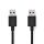 CCGL61000BK10 USB-Kabel | USB 3.2 Gen 1 | USB-A Stecker | USB-A Stecker | 5 Gbps | Vernickelt | 1.00 m | Rund | PVC | Schwarz | Label
