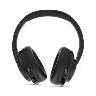 HPBT6024BK Drahtlose Over-Ear-Kopfhörer | max. Batteriespielzeit: 28 Std | Eingebautes Mikro | Drücken Sie Strg | Hybrid (ENC + ANC) | Stimmkontrolle | Lautstärke-Regler | Schwarz