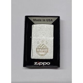 SK Rapid Zippo Benzinfeuerzeug chrom