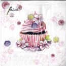 Servietten 33x33cm "Cupcake" 20Stk