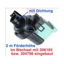 Pumpe: Ablauf, 2mFörderhöhe