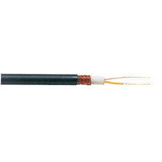 TASR-C255 Mikrofonkabel auf Rolle 2x 0.22 mm² 100 m Schwarz