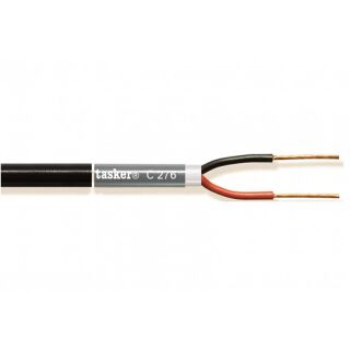 TASR-C276-BLK Lautsprecherkabel auf Rolle 2x 2.50 mm² 100 m Schwarz