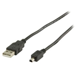 VLCP60220B20 USB 2.0 Kabel USB A male - Mitsumi 4-pol. male 2.00 m Schwarz