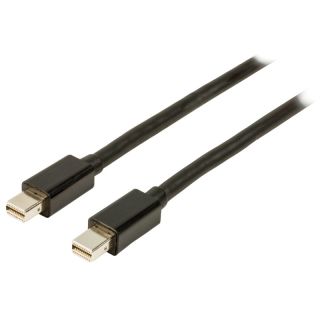 VLCP37500B30 Mini Displayport-Kabel Mini Displayport Stecker - Mini Displayport Stecker 3.00 m Schwarz