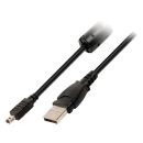 VLCP60807B20 USB 2.0 Kabel USB A male - Minolta 8-pol....
