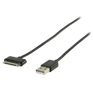 VLMB39100B20 Sync und Ladekabel Apple Dock 30-pin - USB A male 2.00 m Schwarz