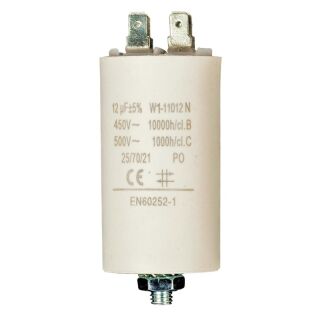 W1-11012N Kondensator 12.0uf / 450 v + Aarde