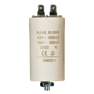 W1-11014N Kondensator 14.0uf / 450 v + Aarde