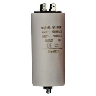 W1-11040N Kondensator 40.0uf / 450 v + Aarde