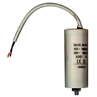 W9-11225N Kondensator 25.0uf / 450 V + cable