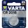 VARTA-CR2016 Lithium-Knopfzelle CR2016 3 V 1-Blister (VPE=10 Stk)