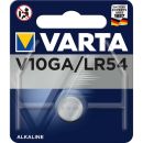 VARTA-V10GA Knopfzellenbatterie LR54 V10GA 1-Blister...