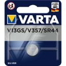 VARTA-V13GS Silber-Oxid-Batterie SR44 1.55 V 1-Blister