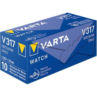 VARTA-V317 Silber-Oxid-Batterie SR62 1.55 V 8 mAh 1-Packung (VPE=10 Stk)
