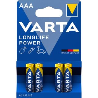 VARTA-4903/4B Alkaline Batterie AAA 1.5 V High Energy 4-Blister (VPE=10 Stk)