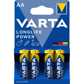 VARTA-4906/4B Alkaline Batterie AA 1.5 V High Energy 4-Blister (VPE=20 Stk)