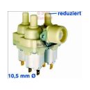 Magnetventil 3fach,90°,10,5mm mit Reduzierung