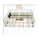 Geschirrkorb unten Siemens 203987 Bosch