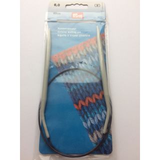 Rundstricknadel PRYM grau/60cm 6,0