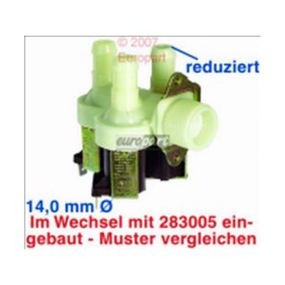 Magnetventil 3fach,90°,14,0mm Universal, mit Reduzierung
