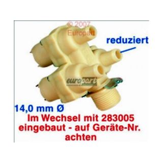 Magnetventil 3fach,90°,14,0mm Universal, mit Reduzierung