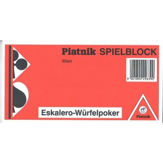 Spielblock Eskalero / Yatzee (VPE=1 Block)