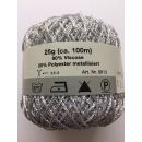 Strick- und Hägkelgarn MADEIRA Nora metall. 25gr...
