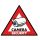 SAS-ST-CS CCTV Warnaufkleber