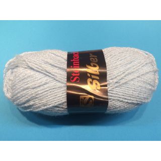 Wolle Silber Babi 50g Farbe 057 (hellblau)