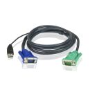 2L-5202U USB-KVM-Kabel mit 3-in-1-SPHD, 1,8 m