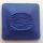Schneiderkreide DIAMANT 55x50 blau