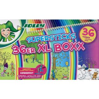 Buntstifte Jolly 36 Farben XL Boxx