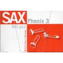 Phenix 3 6,5x19mm 100 Stk. SAX Rundkopfklammer (1Stk=7cent)