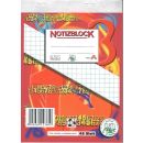 Notizblock A6 48 Blatt kariert