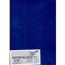 Hartmetallfolie 25x30cm 5 Blatt - fabrig sortiert