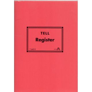 TELL Register A6 A-Z (Indexheft) (608673)