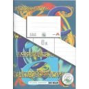 Heft #6A A5 40 Blatt liniert 10mm 2 Mittelstreifen...