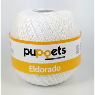 Häkelgarn ELDORADO Puppets 10/1 4576/10 100%Bw. 100g Farbe 7001 weiß