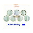 Knebelset 7teilig weiß