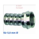 F-Stecker schraub. 5,0mm DU