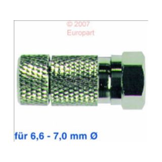 F-Stecker schraub. wasserdicht