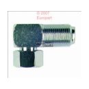 F-Winkelstück Stecker+Buchse